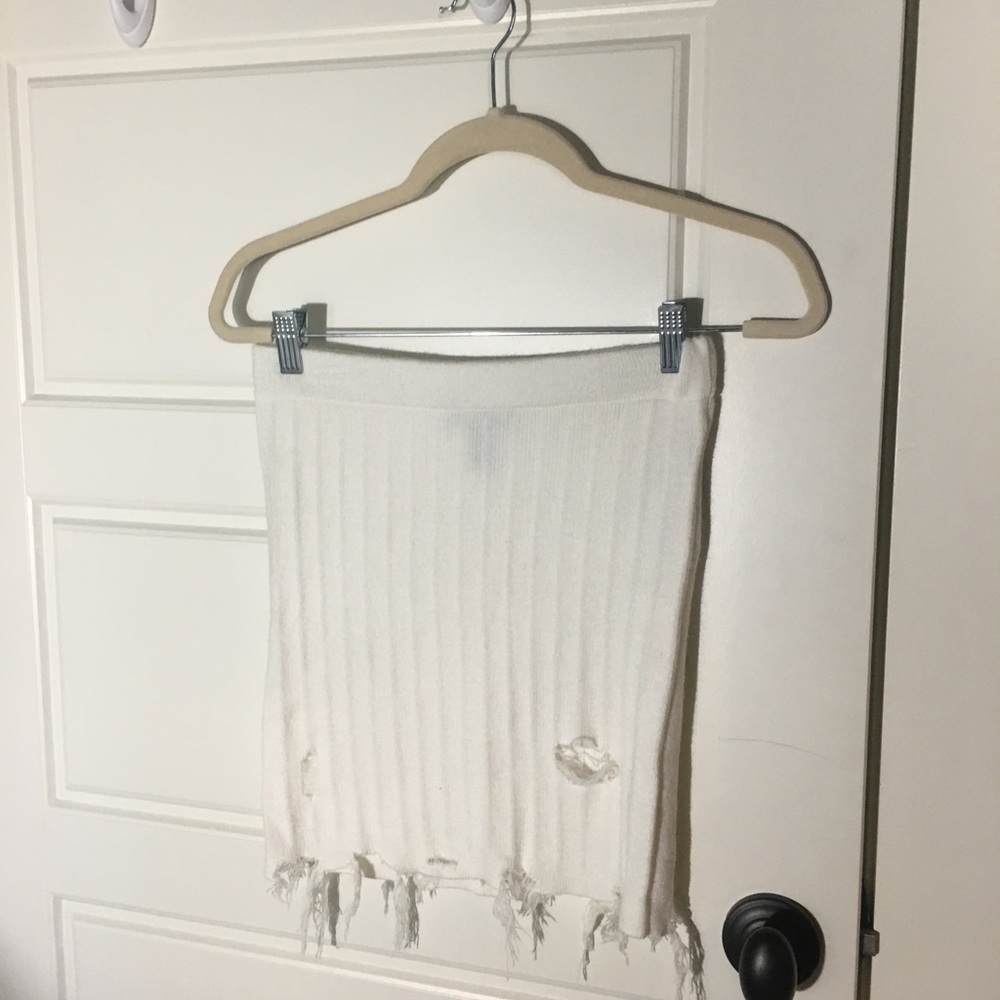 White Forever 21 mini skirt
